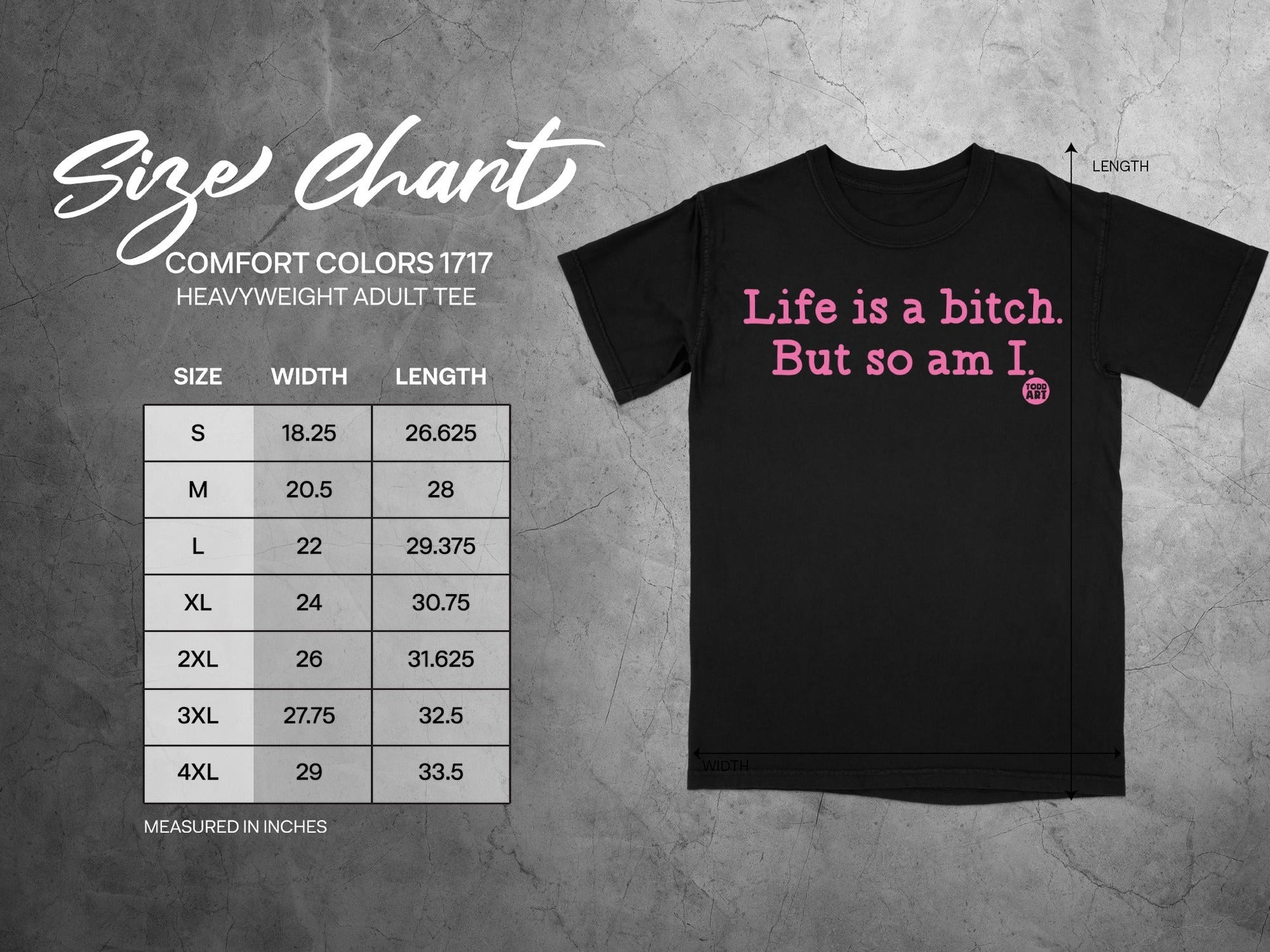 Life Is a Bitch But So Am I Adult Tee