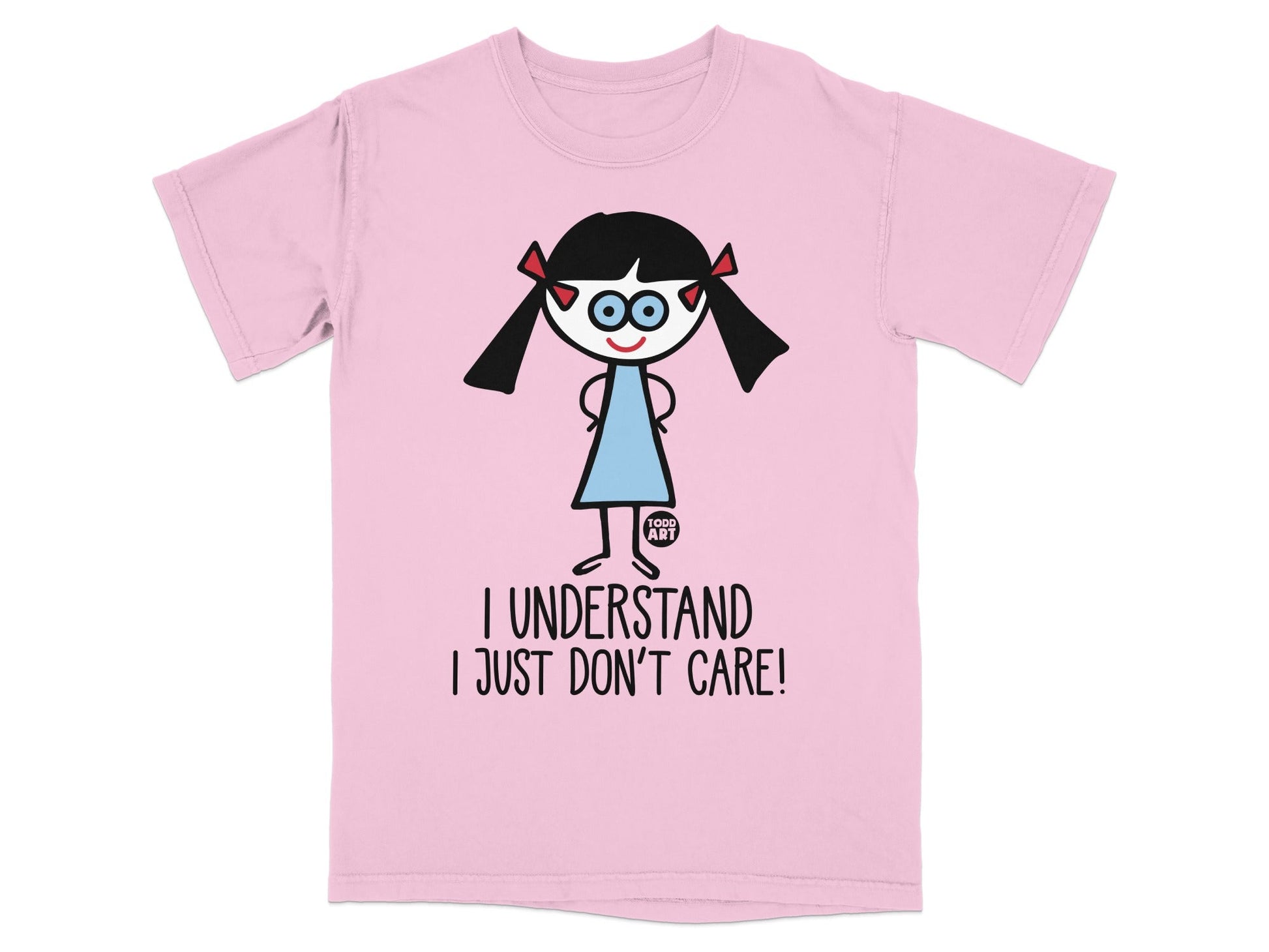 I Understand I Just Don't Care Character Art T-Shirt