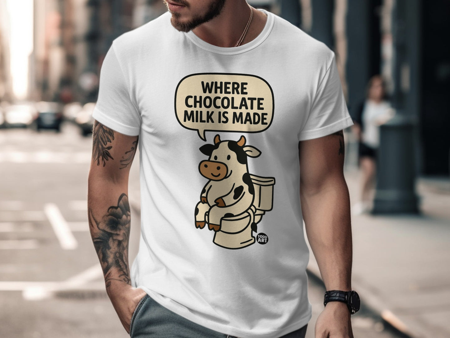 Funny Where Chocolate Milk Is Made Graphic Tee