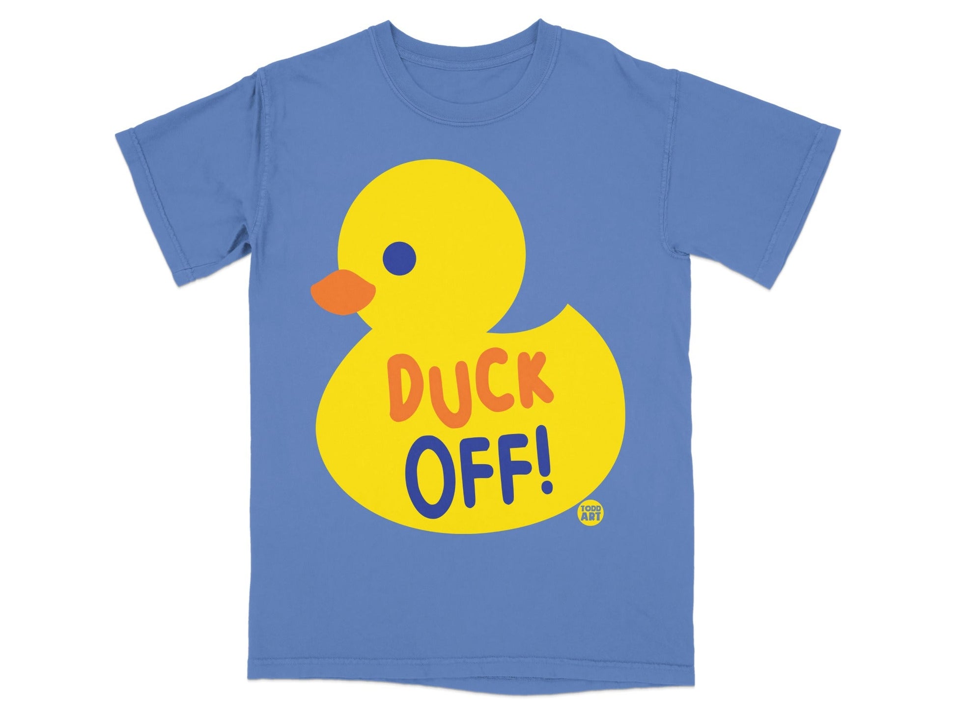 Funny Duck Off Yellow Duck Graphic T-Shirt