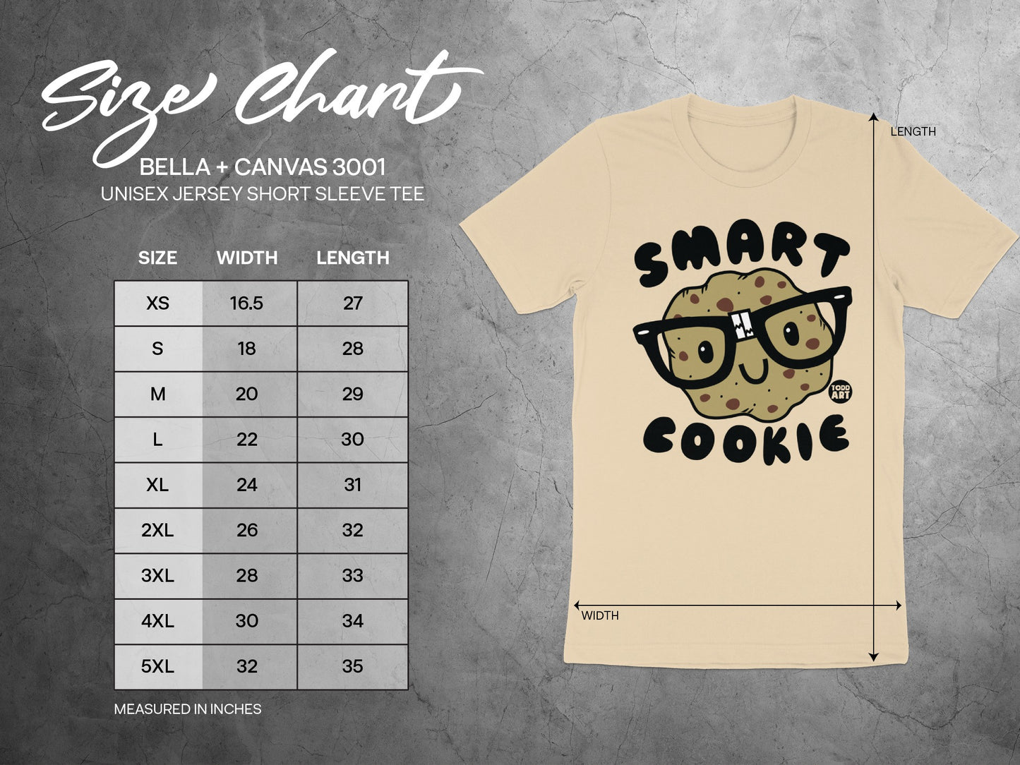 Smart Cookie Graphic Tee Unisex Jersey Short Sleeve Shirt