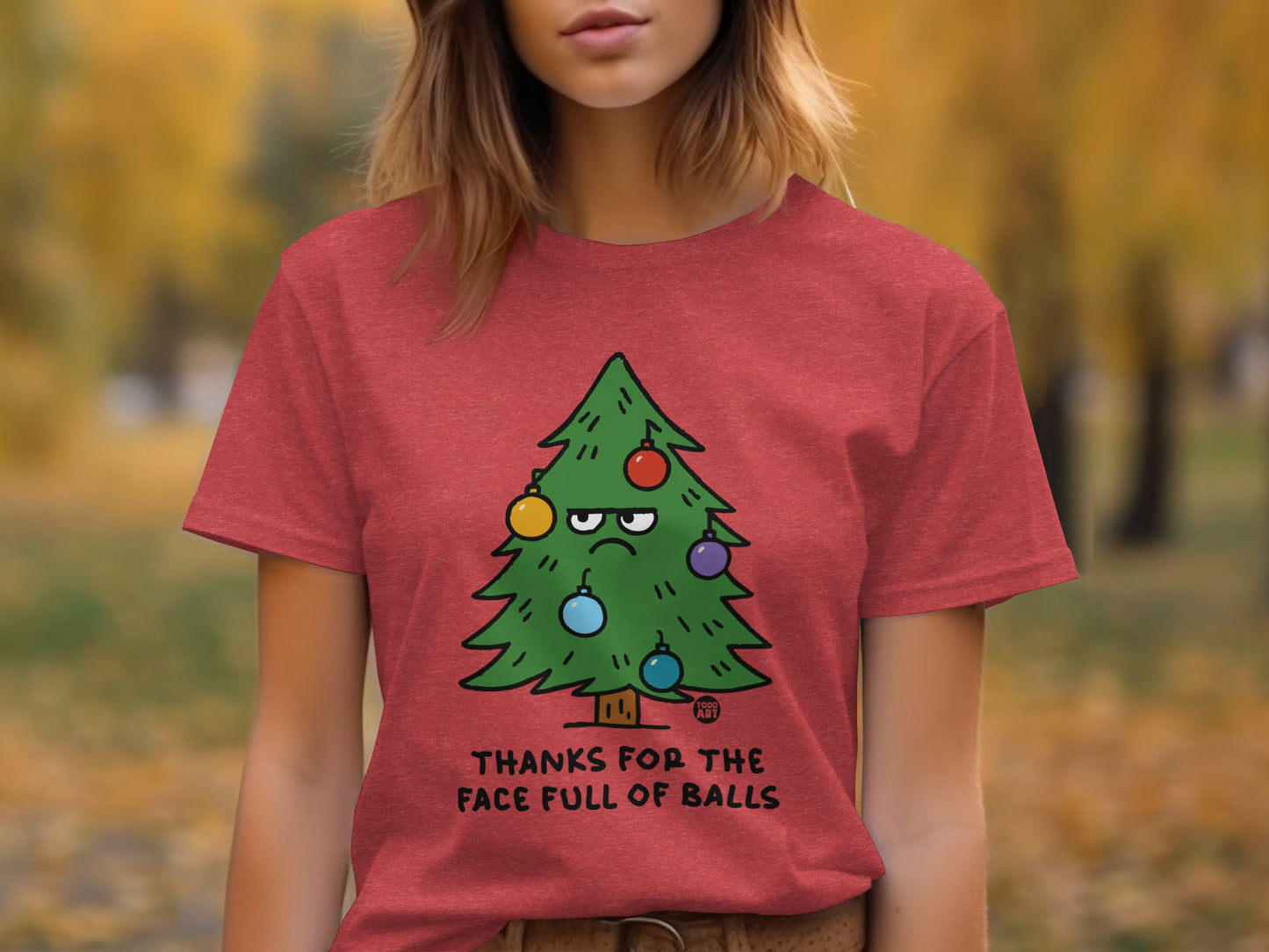 Thanks For The Face Full Of Balls Graphic T-shirt