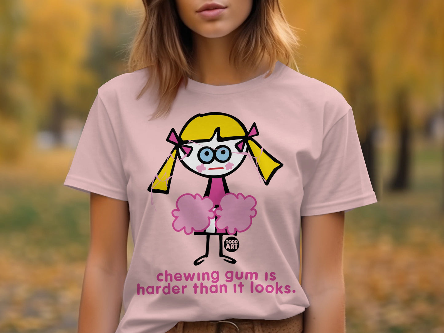 Funny Chewing Gum is Harder Than it Looks T-shirt