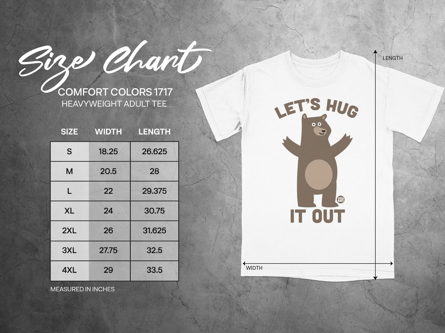Let's Hug It Out Comfort Colors Heavyweight Shirt