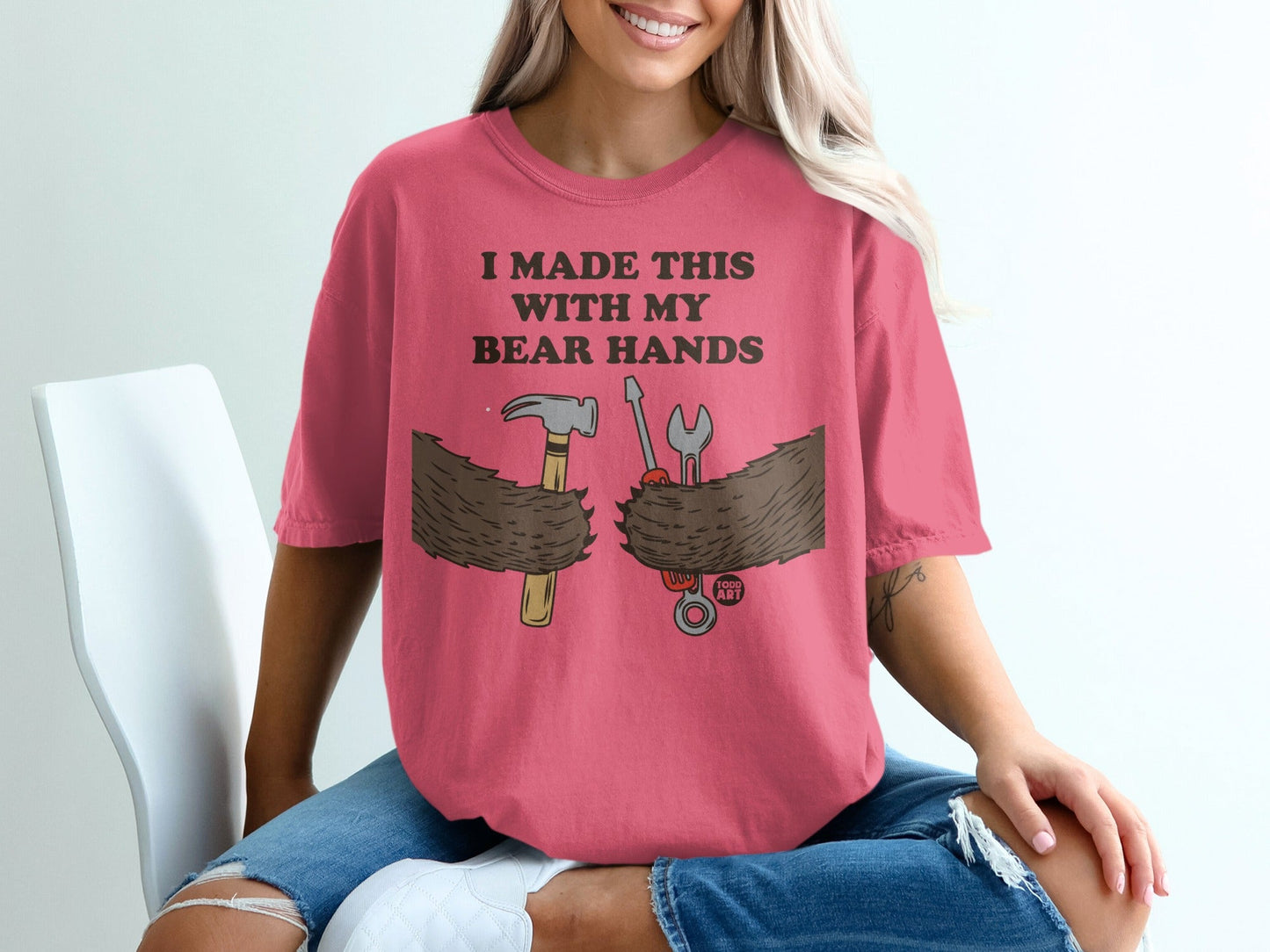 I Made This With My Bear Hands Graphic T-Shirt