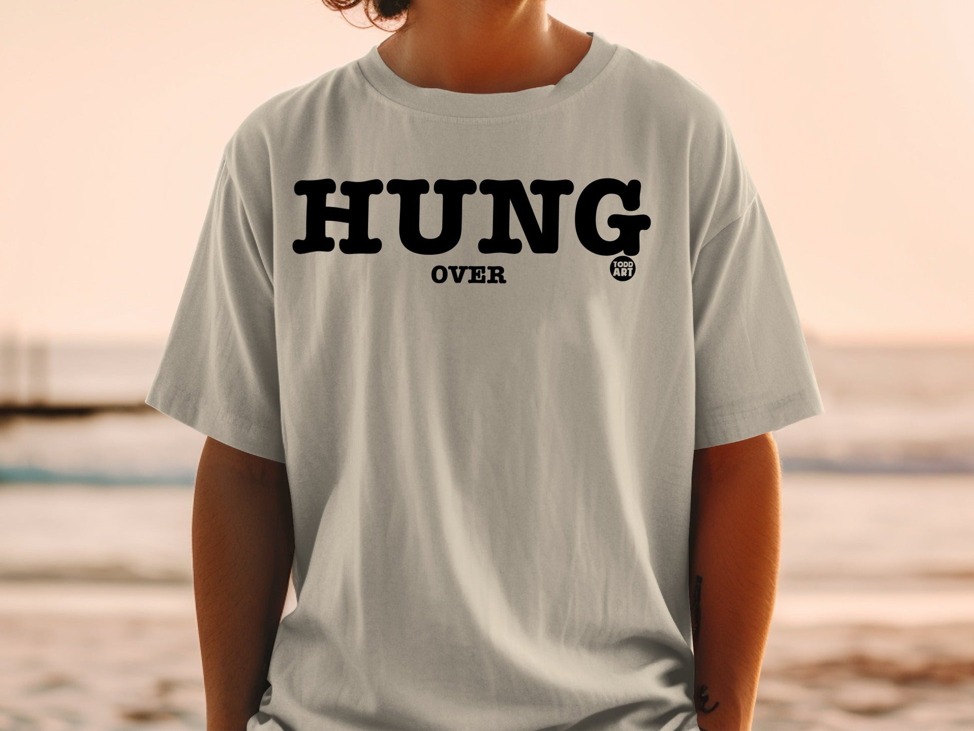Hung Over Todd Art Graphic T-Shirt Unique Design