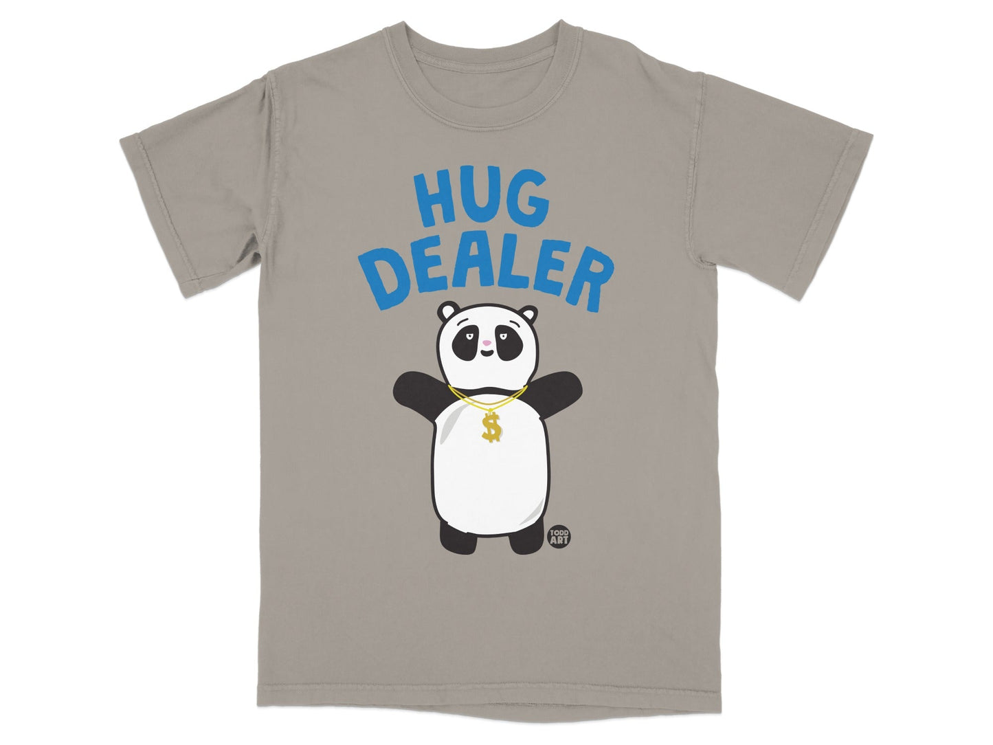 Hug Dealer Panda Graphic Tee Shirt for All Ages