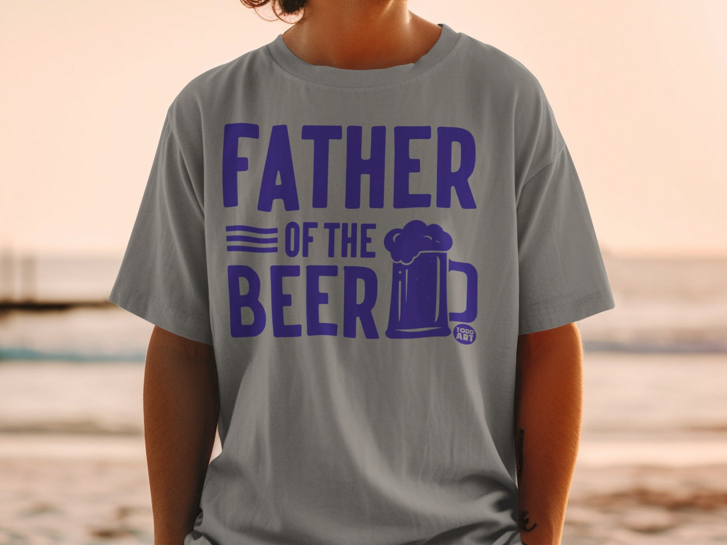 Funny Father of the Beer Graphic T-Shirt Product