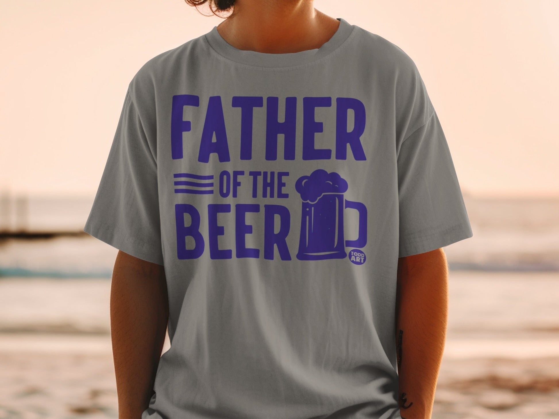 Funny Father of the Beer Graphic T-Shirt Product