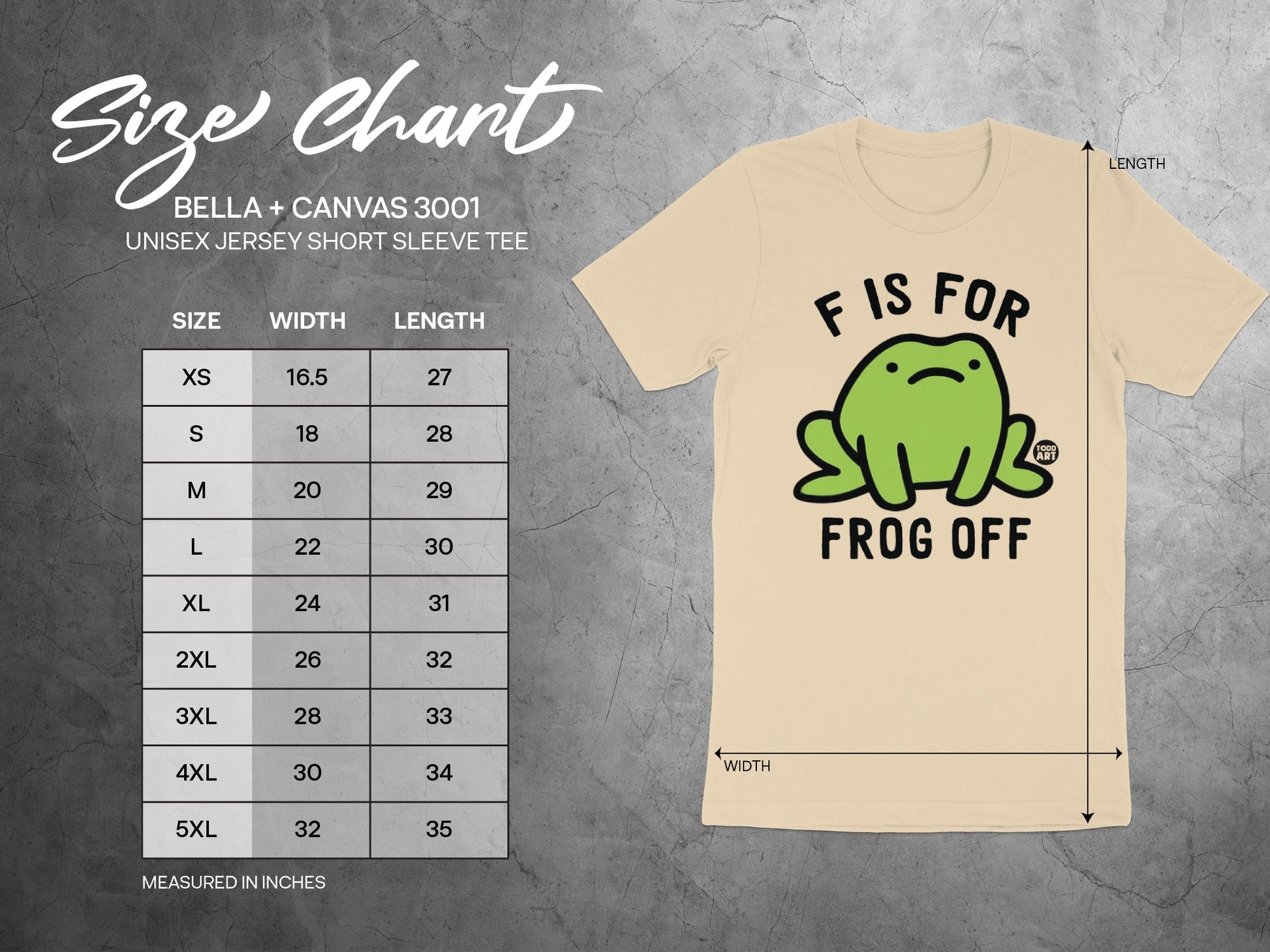 F Is For Frog Off Unisex Jersey Short Sleeve Tee product