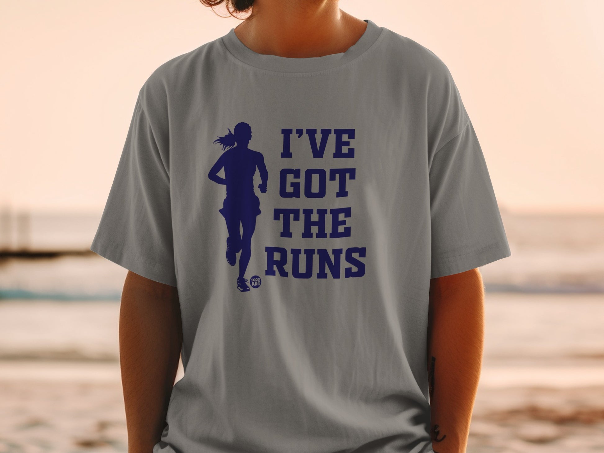 I'VE GOT THE RUNS Runner Silhouette Design product type