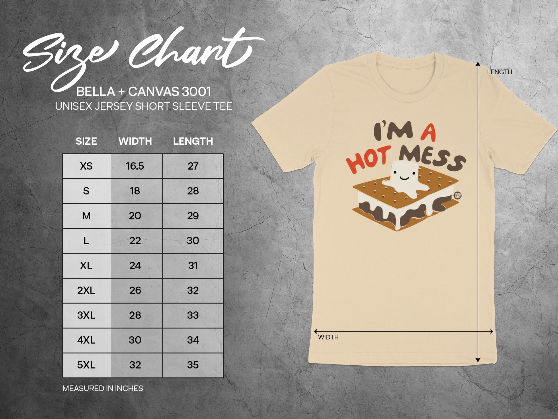 I'm a Hot Mess Graphic Unisex Short Sleeve Tee