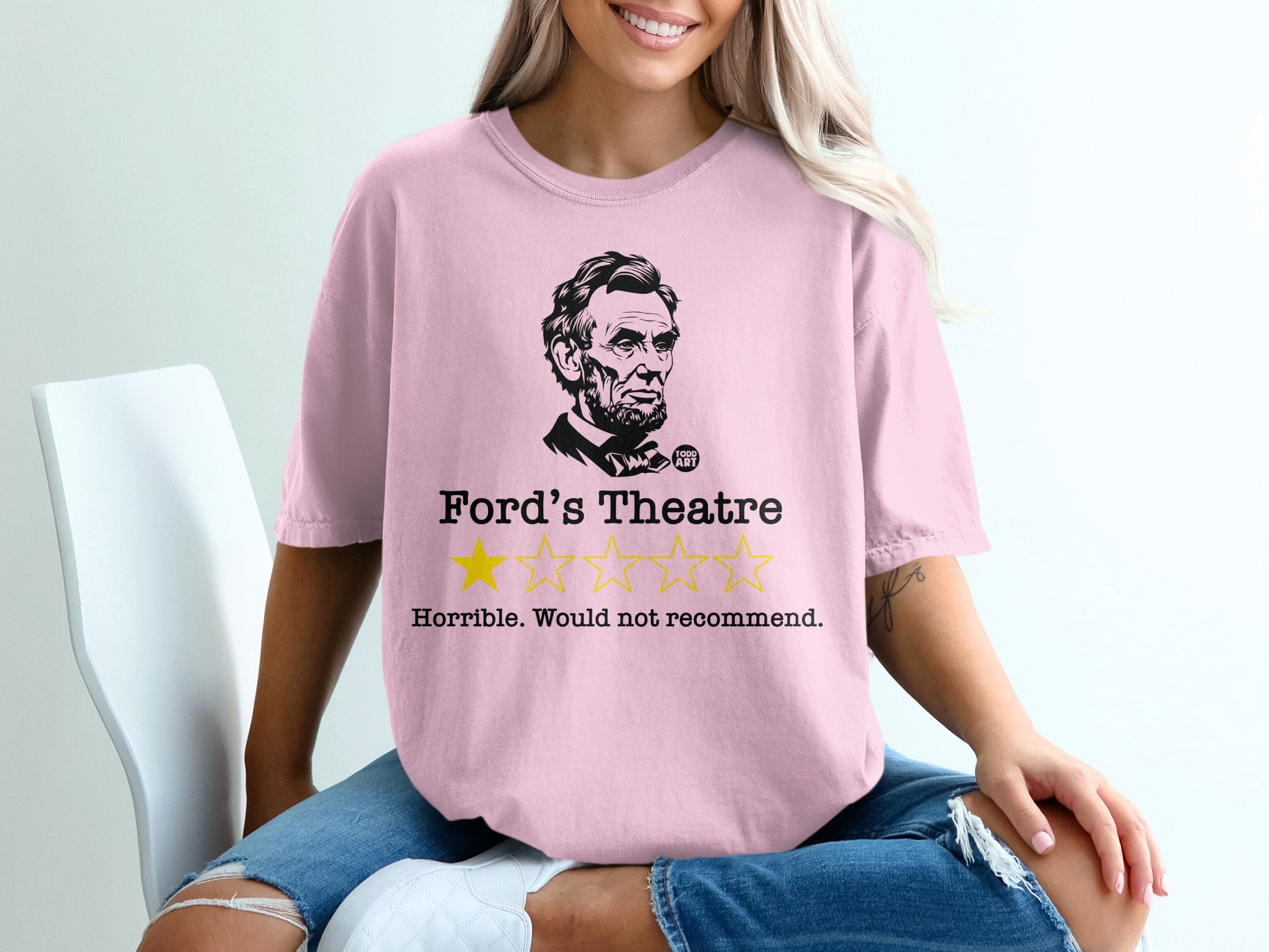 Lincoln Ford's Theatre Horrible Review Pink product type