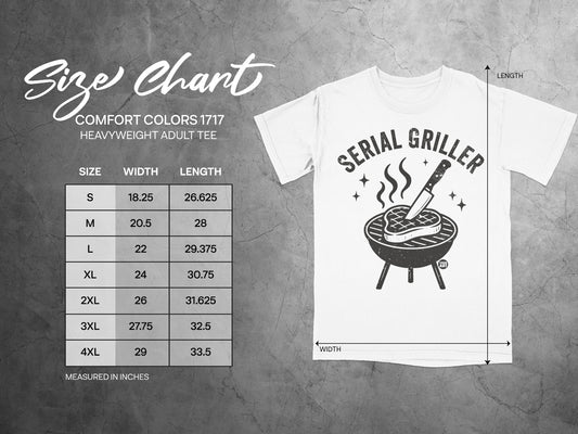Comfort Colors 1717 Serial Griller Adult Tee product type