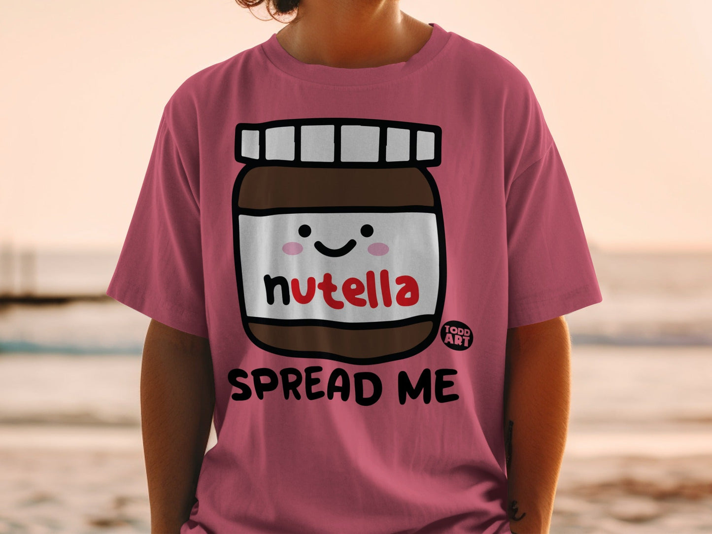 Nutella Spread Me Cute Graphic T-shirt Apparel