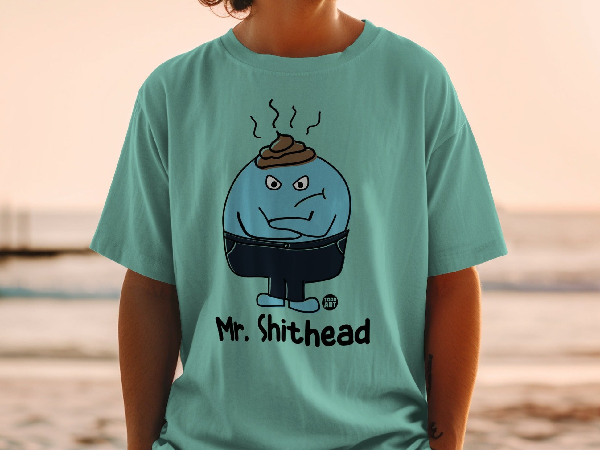 Mr. Shithead Unique Graphic Humorous Casual T-Shirt