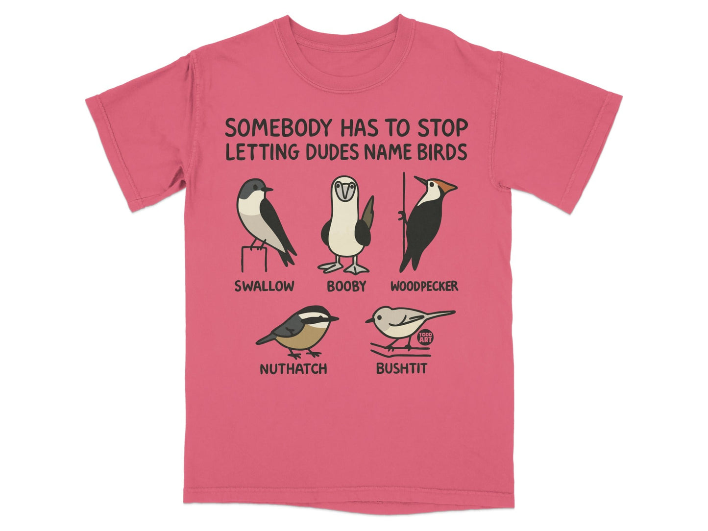 Funny Somebody Stop Letting Dudes Name Birds T-shirt