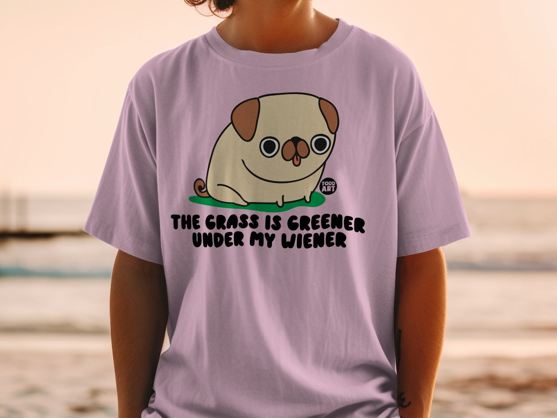 The Grass Is Greener Under My Wiener T-shirt