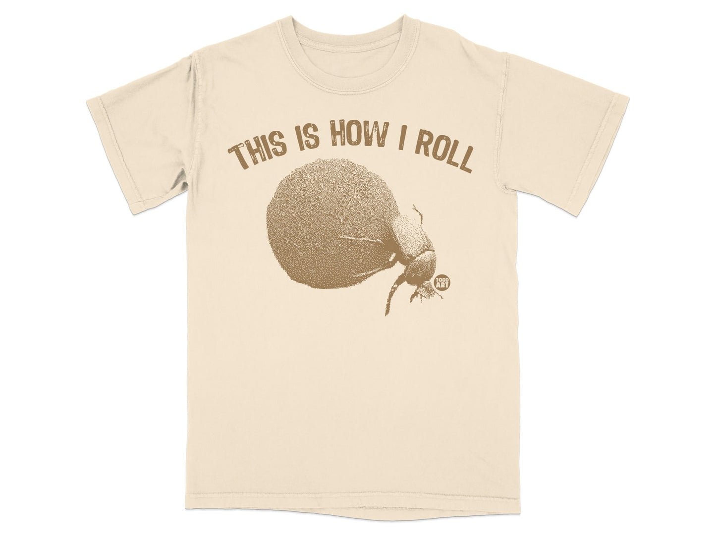 This Is How I Roll Bug Print Funny T-Shirt