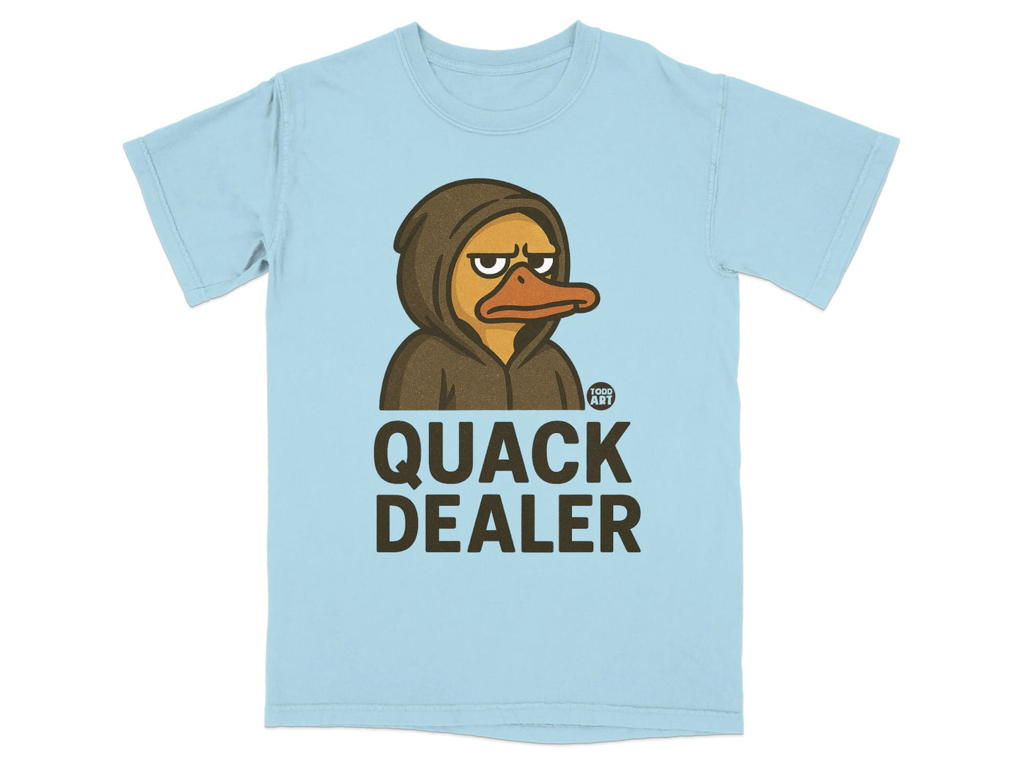 Funny Hoodie Duck Character Quack Dealer T-Shirt