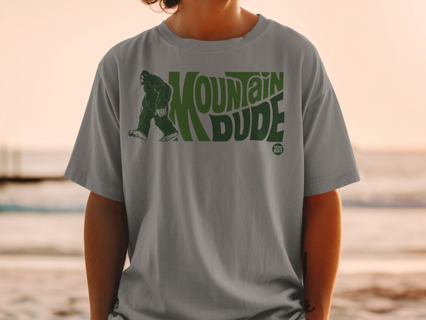 Mountain Dude Graphic Printed T-Shirt for Casual Wear