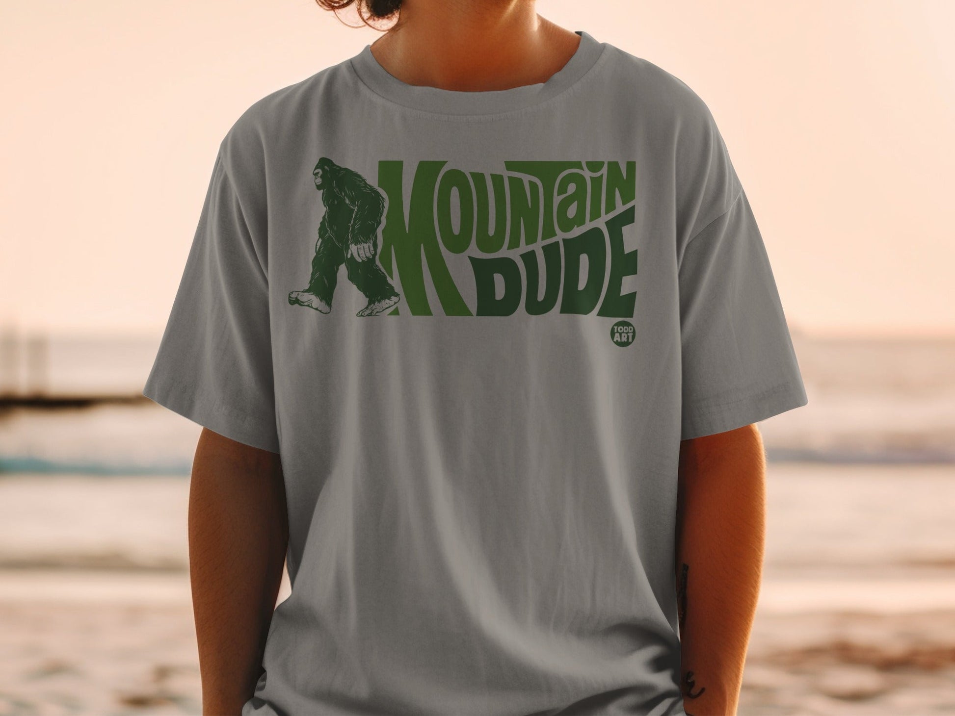 Mountain Dude Graphic Printed T-Shirt for Casual Wear