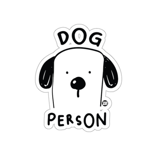 Dog Person Cartoon Illustration Sticker product