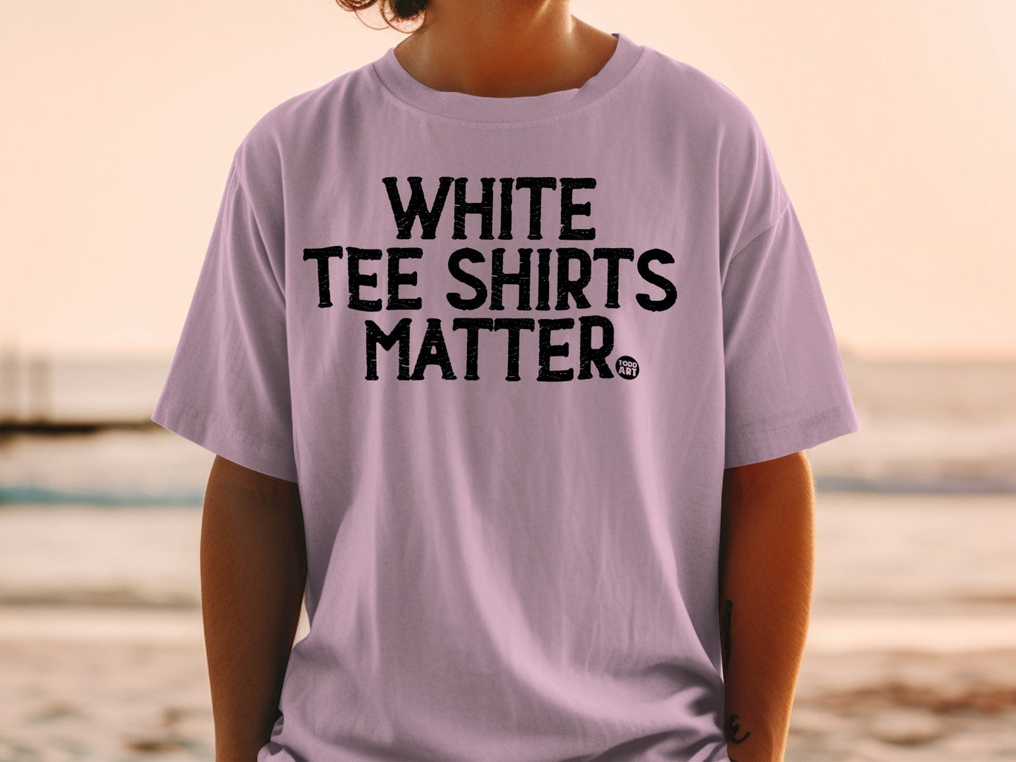 White Tee Shirts Matter Statement T-shirt