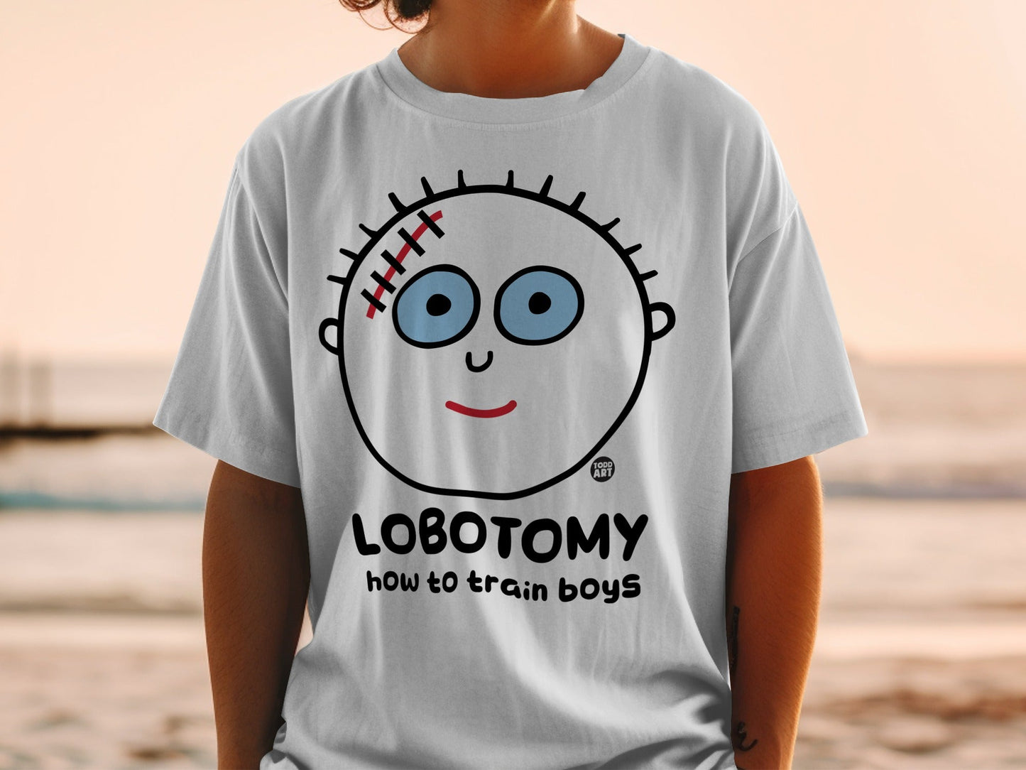 Lobotomy How to Train Boys Graphic T-Shirt