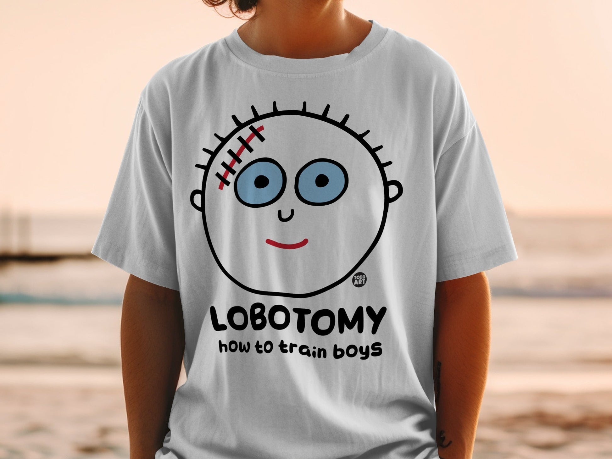 Lobotomy How to Train Boys Graphic T-Shirt