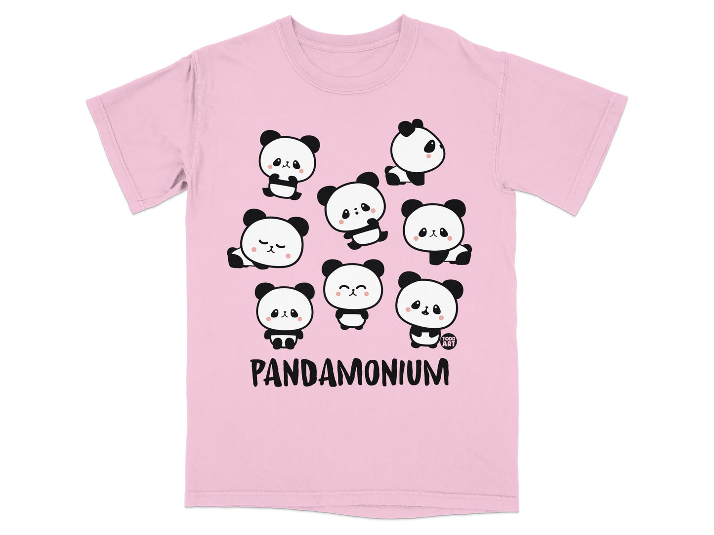 Cute Panda Design Pandamonium T-shirt for Kids