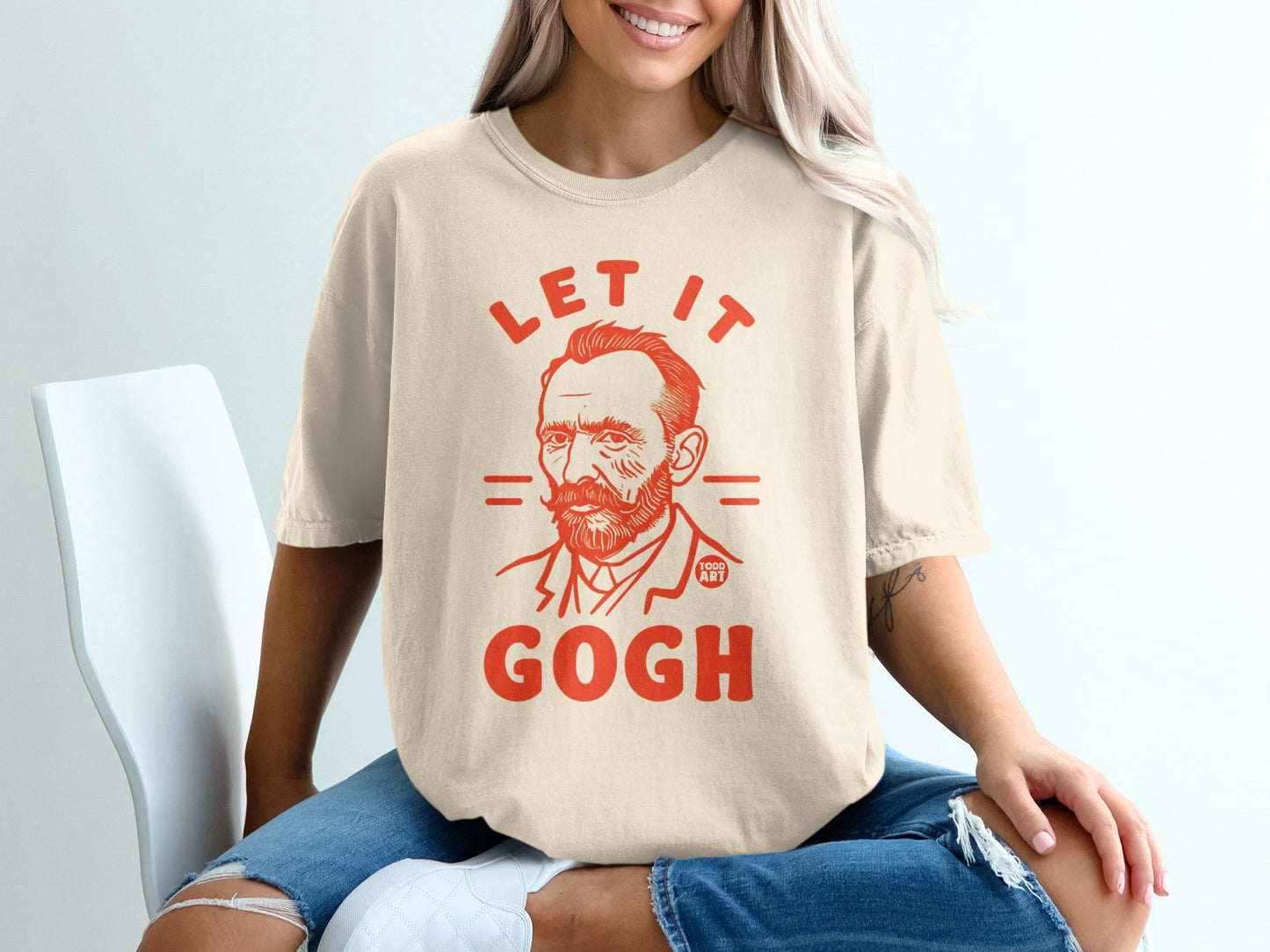 Let It Gogh Van Gogh Portrait Art Design product type