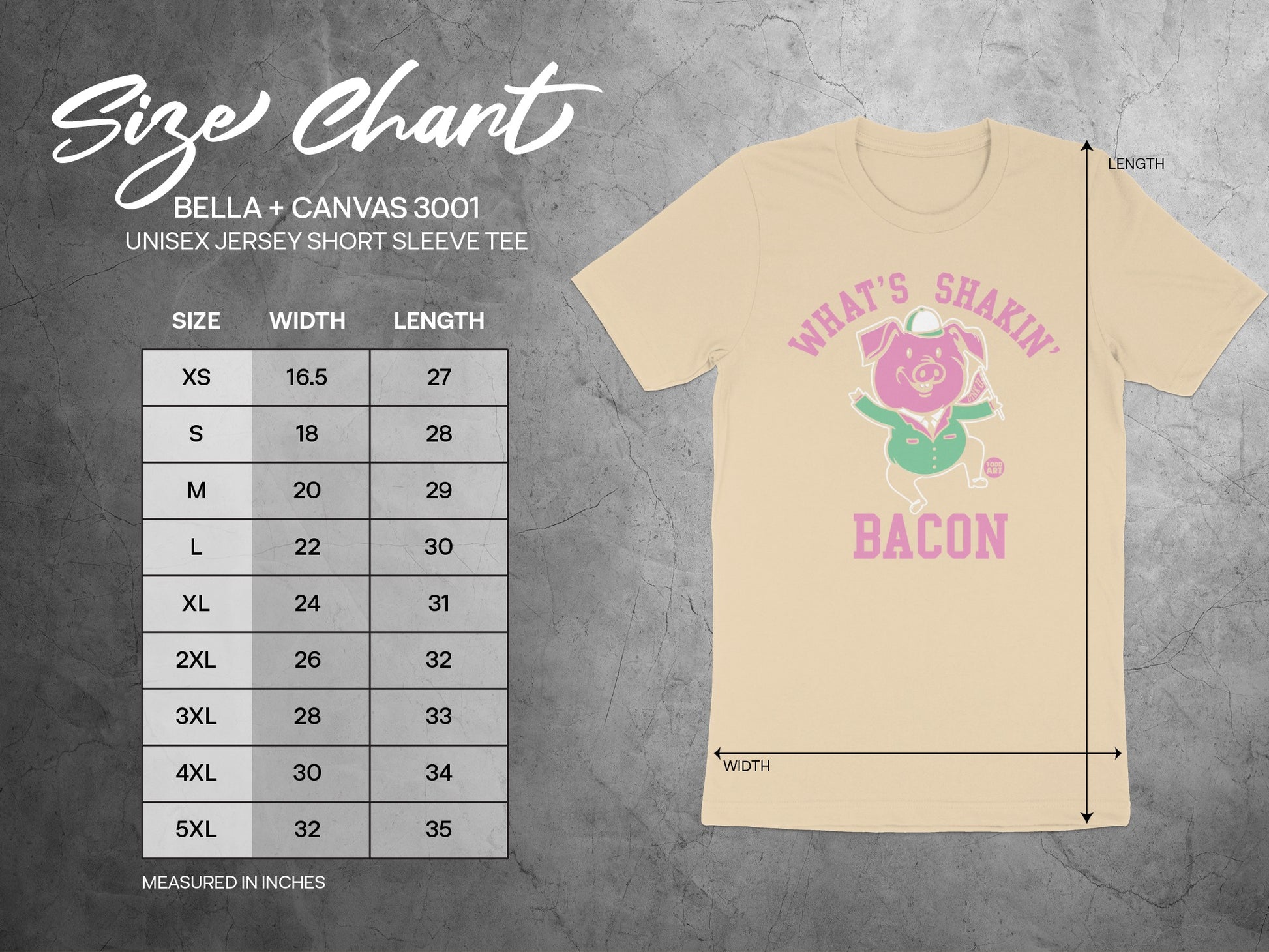 What's Shakin' Bacon Unisex Jersey Short Sleeve Tee