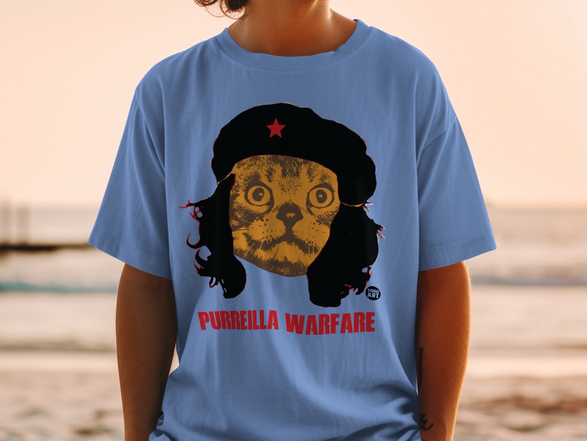 Purreilla Warfare Cat Graphic Tee Bold Statement Apparel