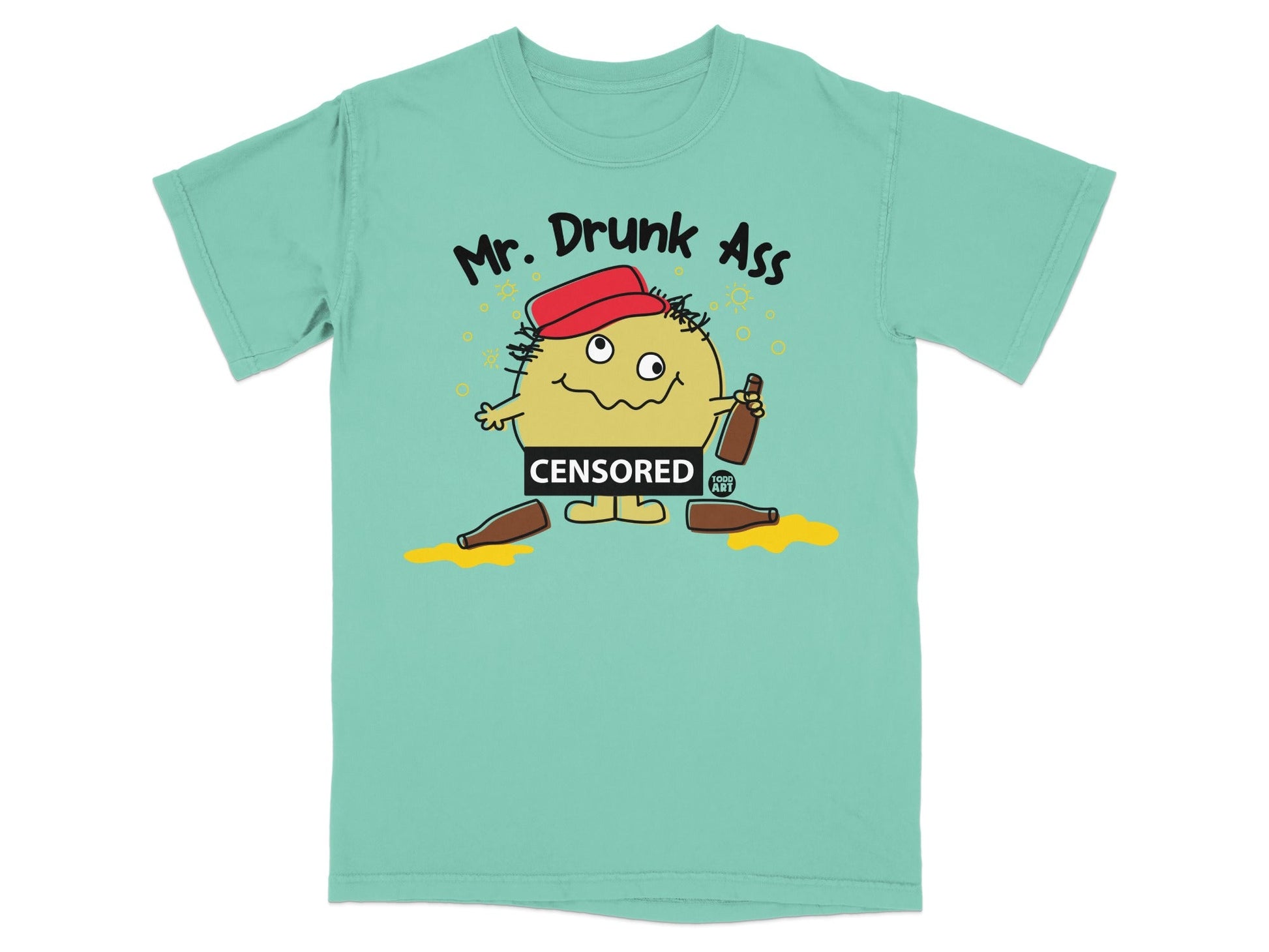 Mr. Drunk Ass Censored Graphic T-Shirt