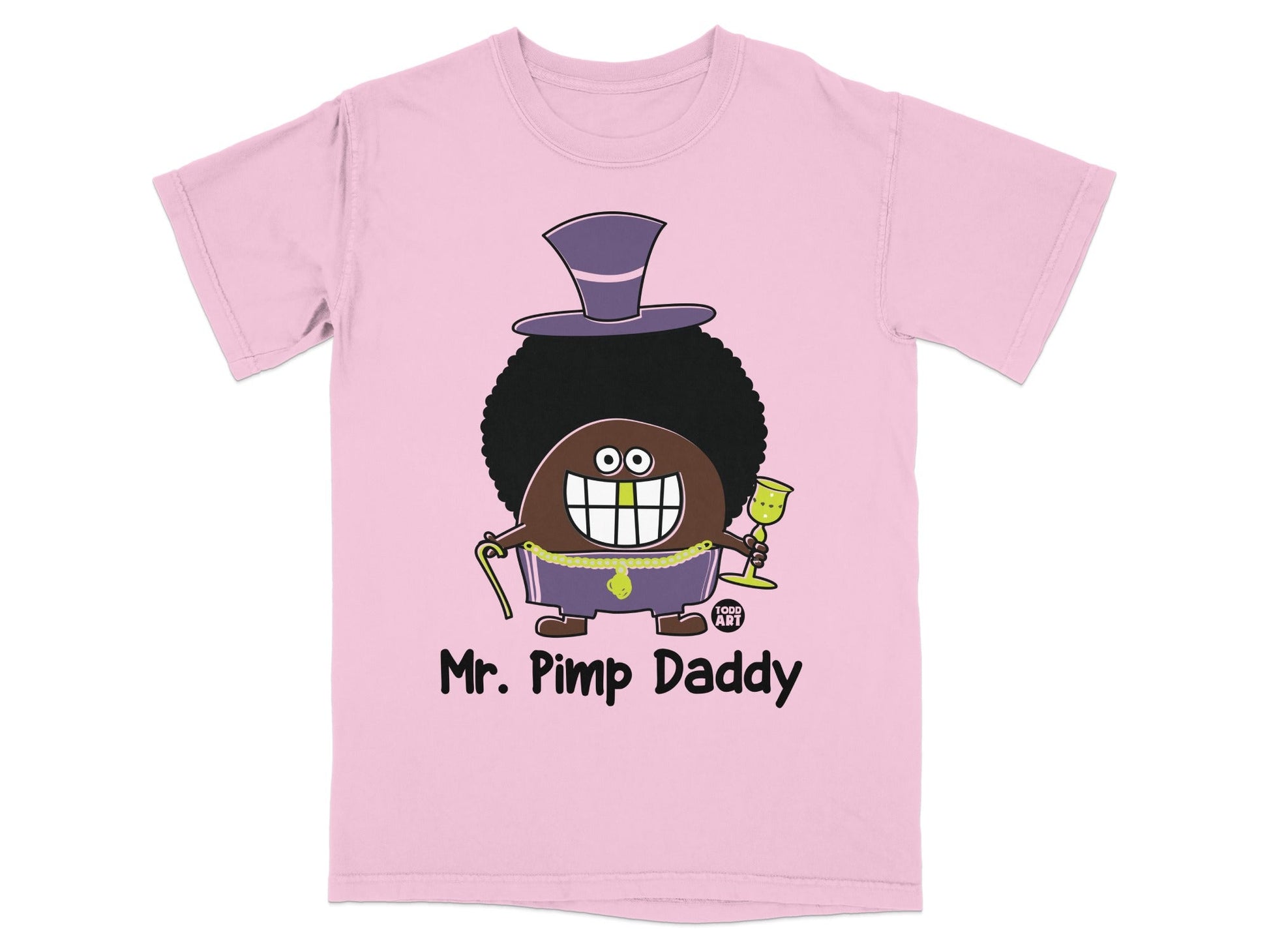 Mr. Pimp Daddy Cartoon Graphic Unisex T-Shirt