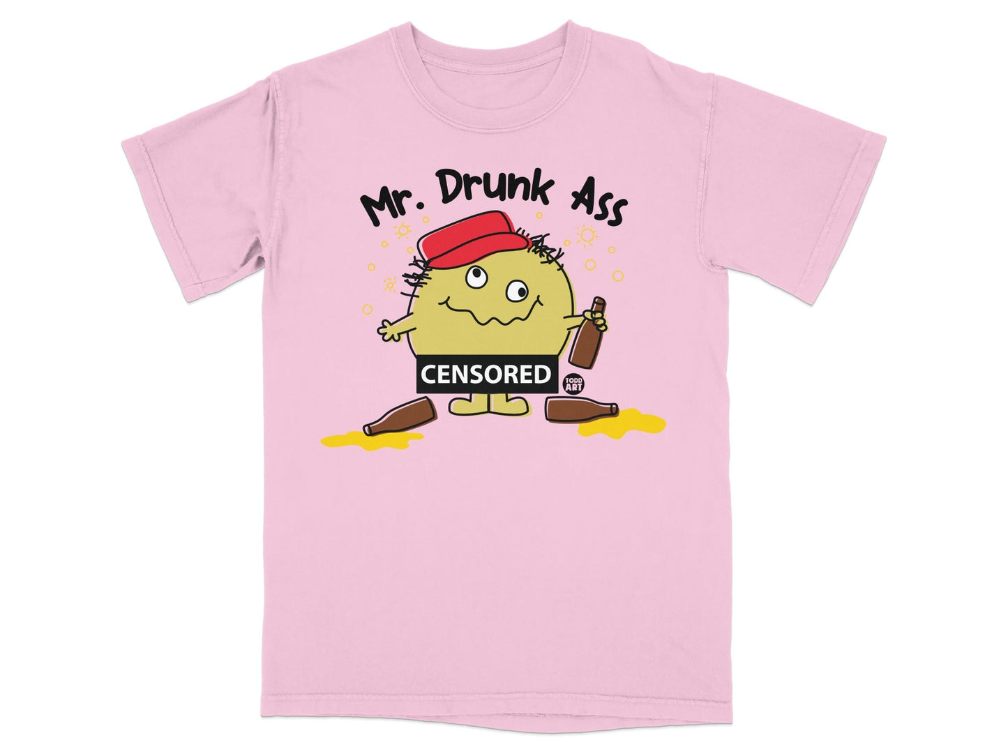 Mr. Drunk Ass Censored Graphic T-Shirt