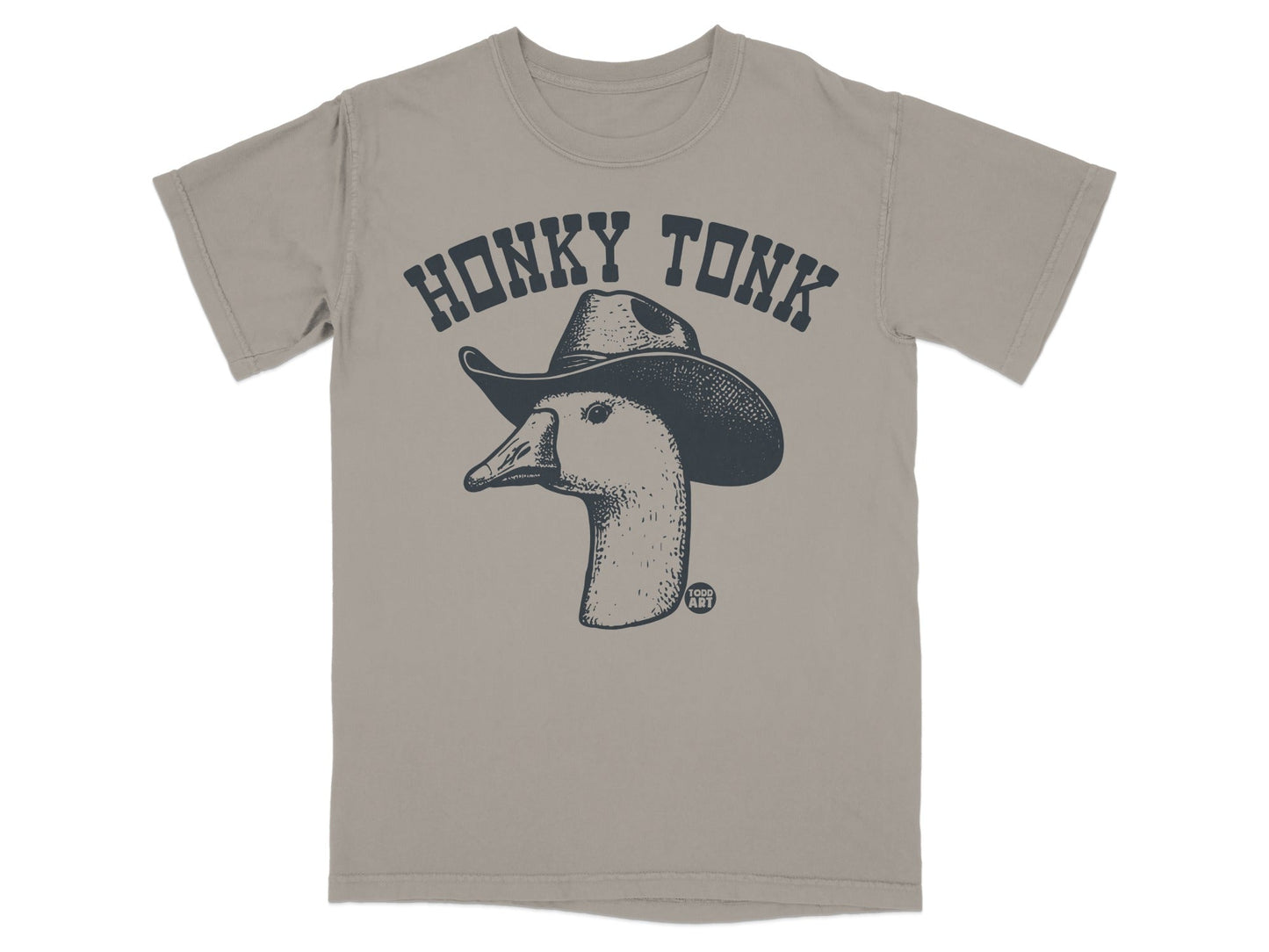 Honky Tonk Duck with Cowboy Hat Graphic T-Shirt
