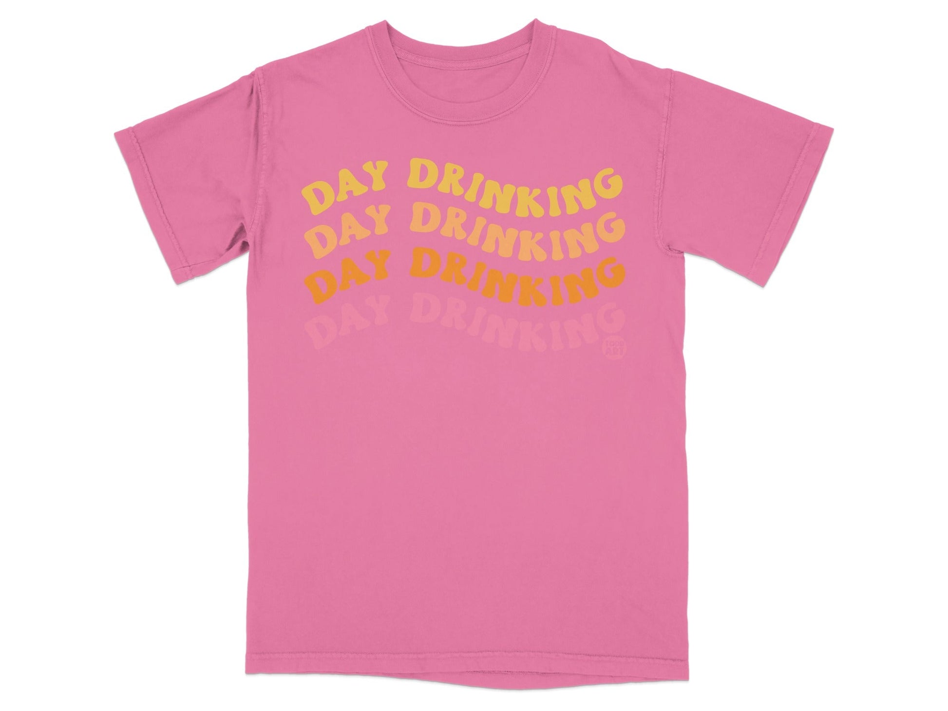 Day Drinking Graphic Print T-Shirt for Casual Wear