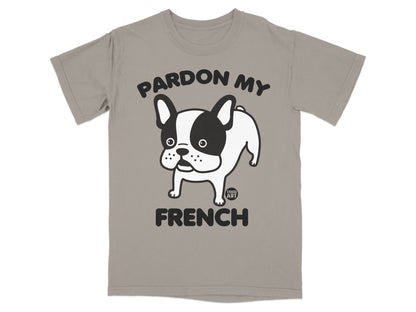 Pardon My French Bulldog Graphic Funny T-Shirt