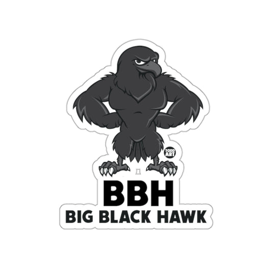 BBH Big Black Hawk Character Illustration Sticker
