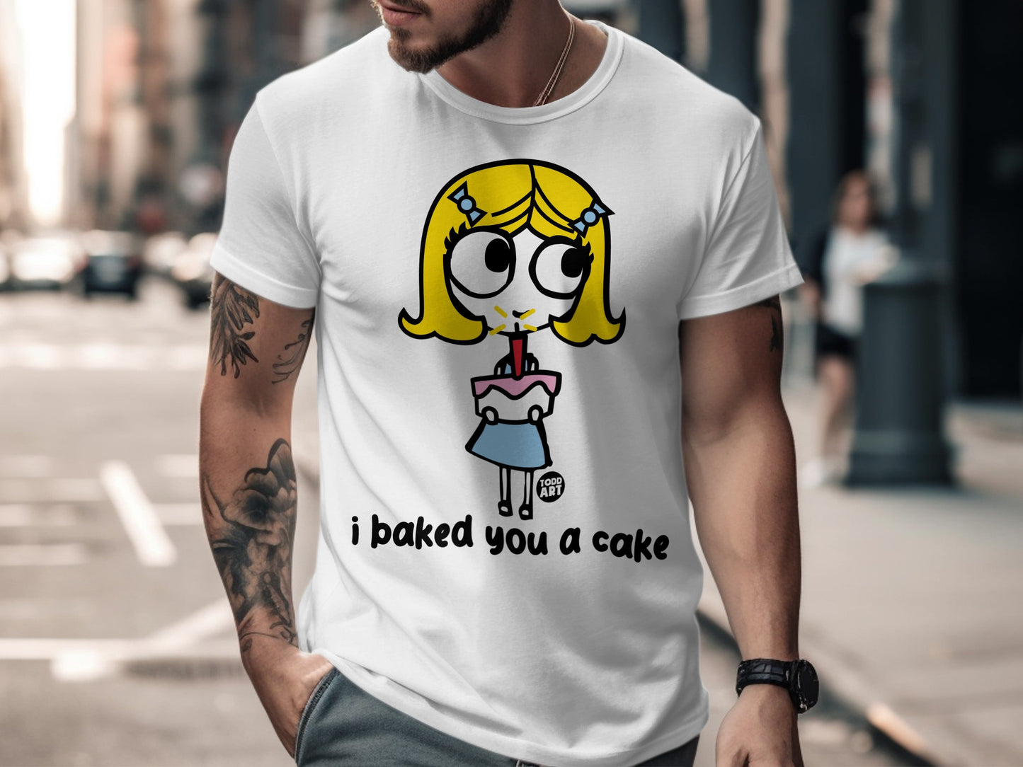 I Baked You A Cake Graphic T-shirt for Men