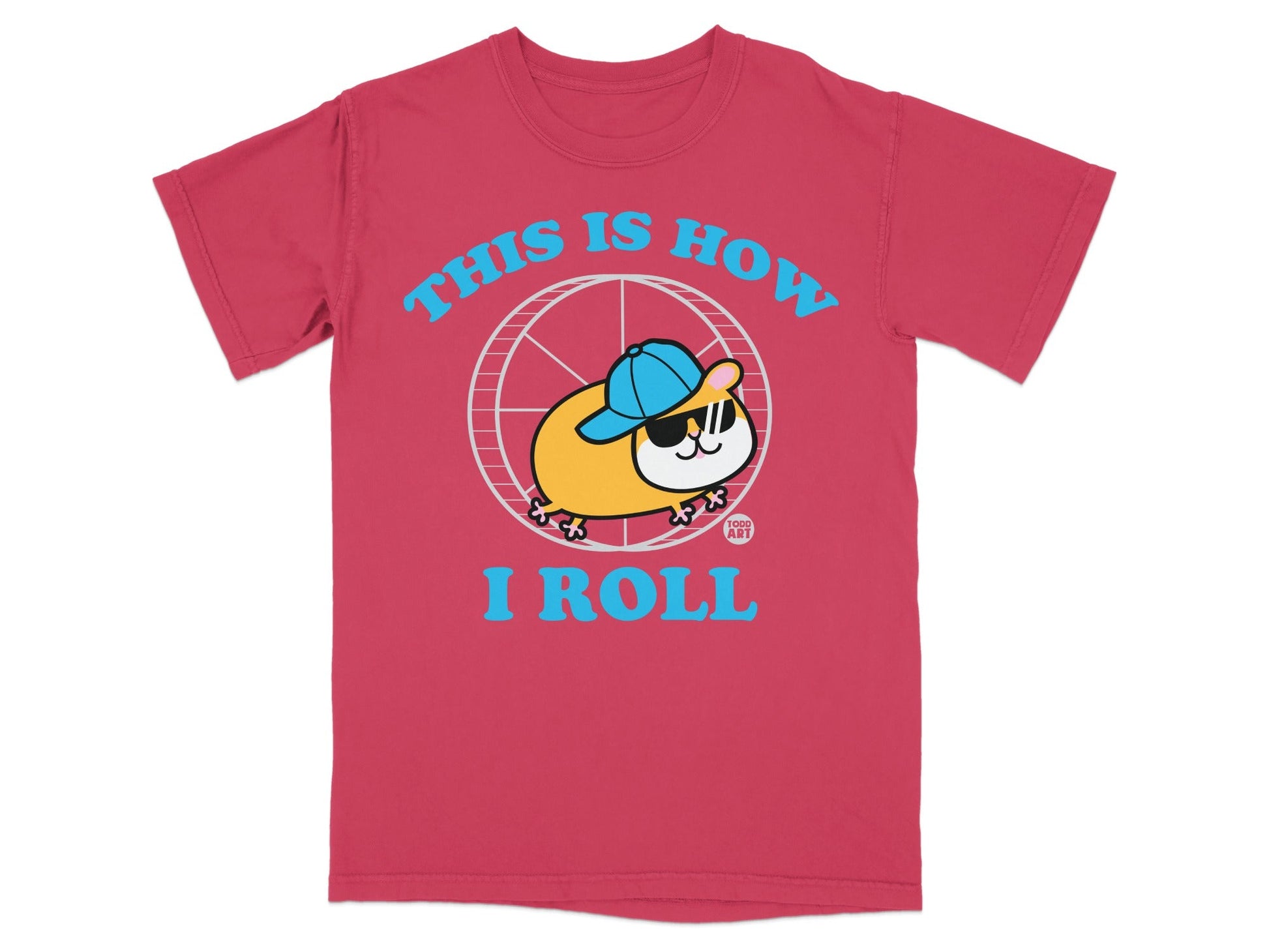 This Is How I Roll Cute Hamster Graphic T-Shirt