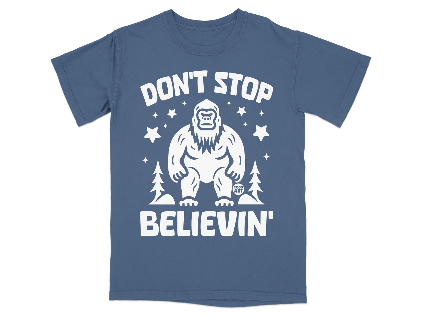 Don't Stop Believin' Bigfoot Graphic T-shirt