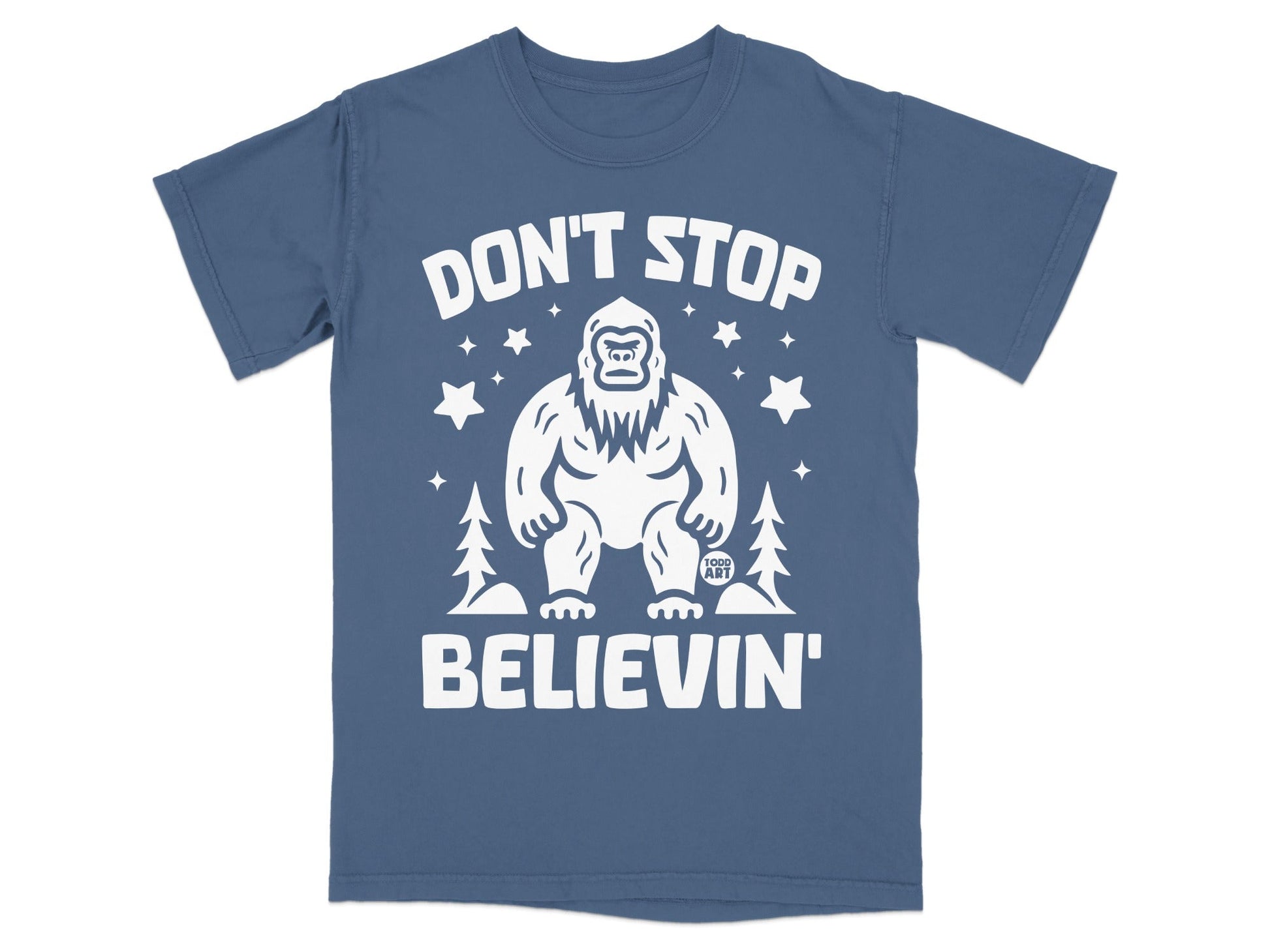 Don't Stop Believin' Bigfoot Graphic T-shirt