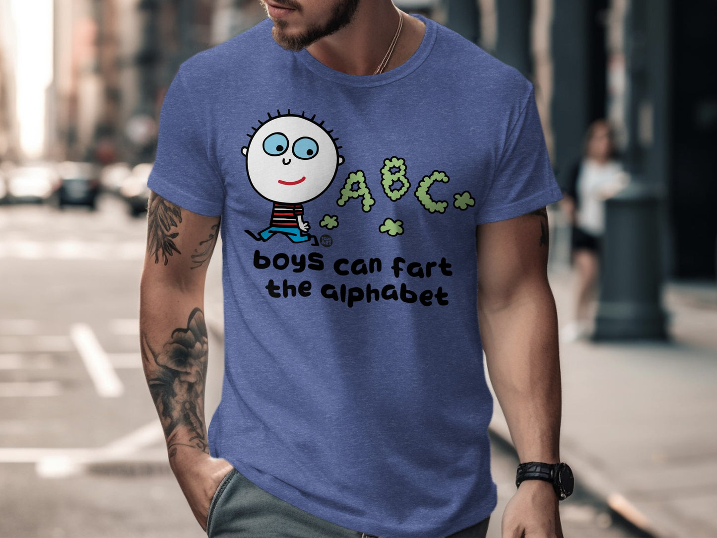 Boys Can Fart The Alphabet Shirt Fun Graphic Tee
