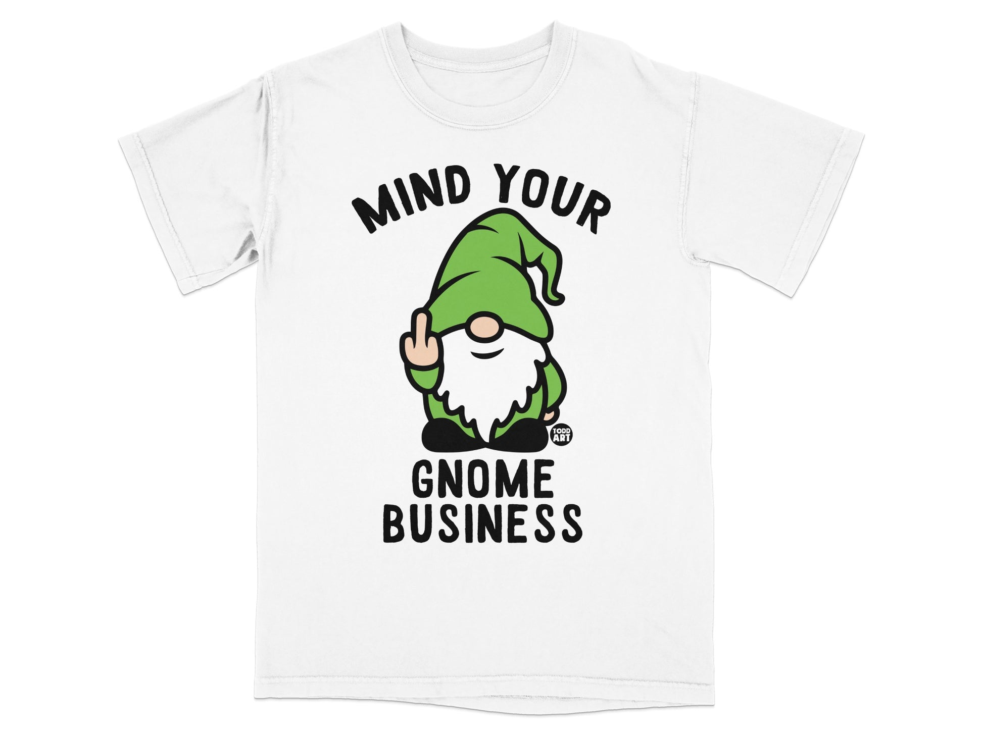 Gnome Middle Finger Mind Your Gnome Business product type