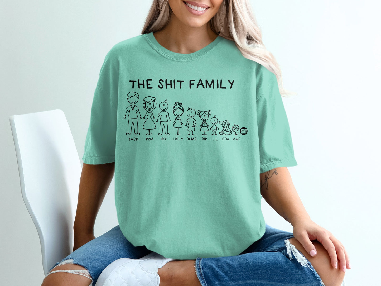 THE SHIT FAMILY Cartoon Lineup Fun product type