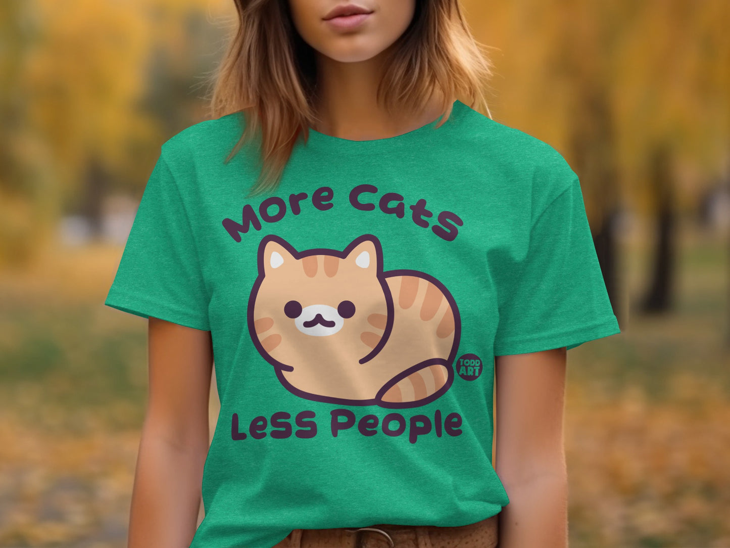 More Cats Less People Funny Cat Lover Unisex Shirt