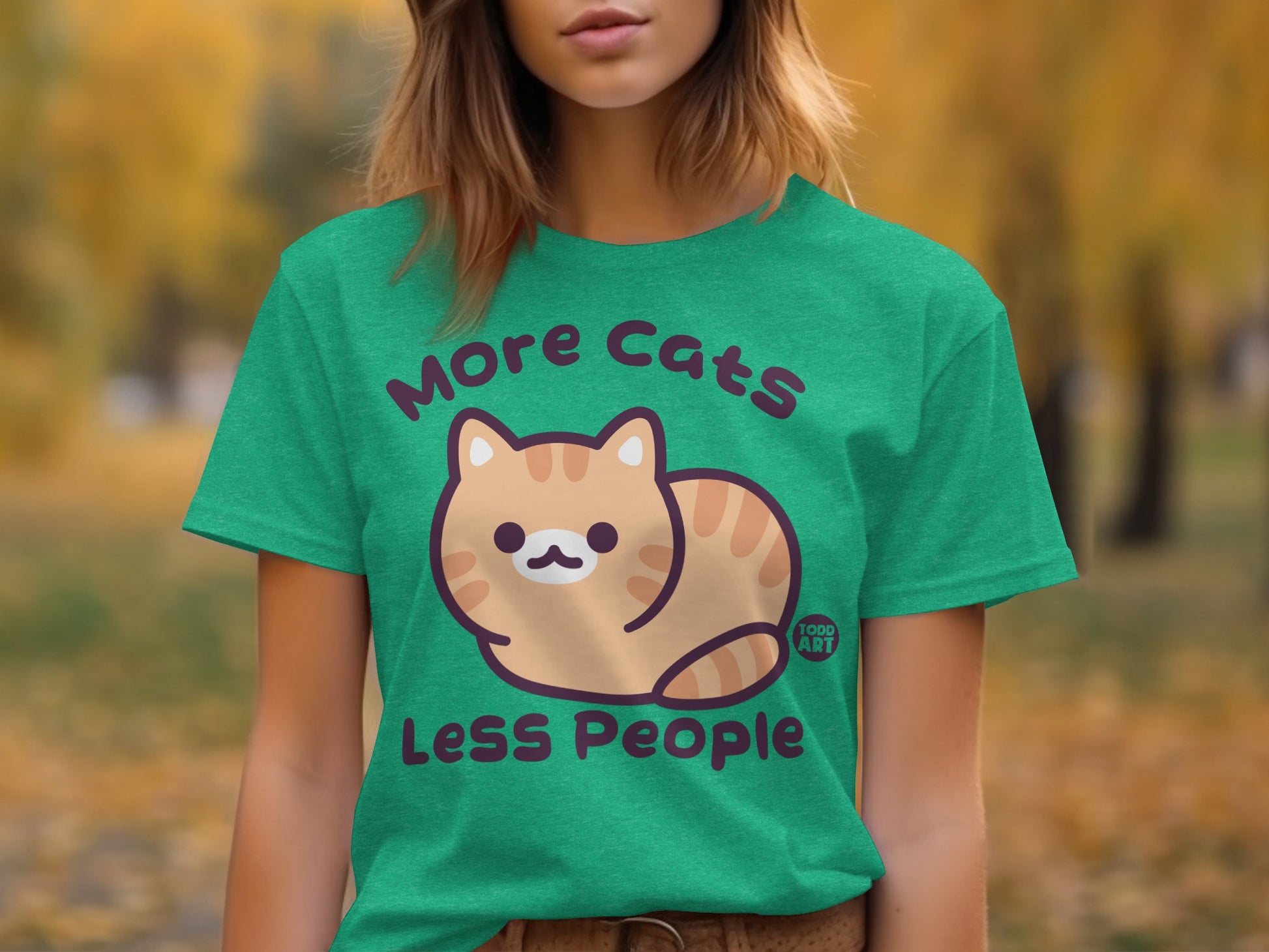 More Cats Less People Funny Cat Lover Unisex Shirt